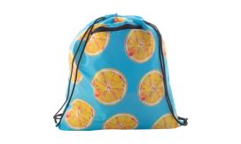 CreaDraw Zip, rucsac cu cordon, personalizat, negru/alb