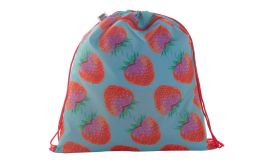 CreaDraw Zip RPET, rucsac cu cordon, personalizat, roșu/alb