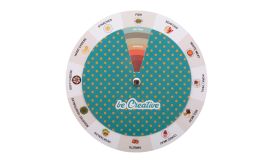 Vinomate, disc rotativ pentru asocierea vinurilor cu mancarea, alb