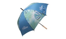 CreaRain Eight RPET, umbrelă personalizată, alb