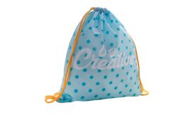 CreaDraw, rucsac cu șnur personalizat, galben/alb