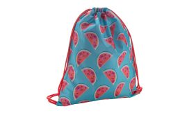 CreaDraw, rucsac cu șnur personalizat, roșu/alb