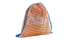 CreaDraw, rucsac cu șnur personalizat, albastru/alb