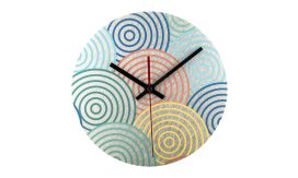 BeTime Alu D, ceas de perete, argintiu