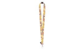 Subyard A Safe RPET, lanyard cu sublimare, alb