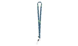 Subyard 15 B RPET, lanyard cu sublimare, alb