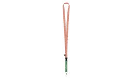 Subyard 15 C RPET, lanyard cu sublimare, alb