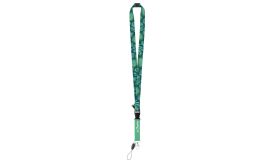 Subyard D Safe RPET, lanyard cu sublimare, alb