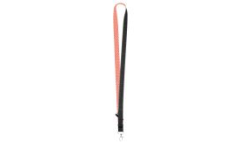 Subyard E RPET, lanyard cu sublimare, alb