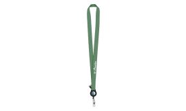 Subyard YoYo A RPET, lanyard cu sublimare, alb