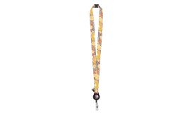 Subyard YoYo A Safe RPET, lanyard cu sublimare, alb
