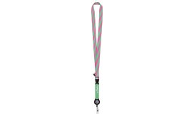 Subyard YoYo B RPET, lanyard cu sublimare, alb