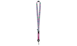Subyard YoYo B Safe RPET, lanyard cu sublimare, alb