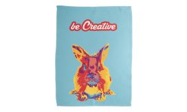 Dishie, prosop pentru bucatarie, sublimabil, alb