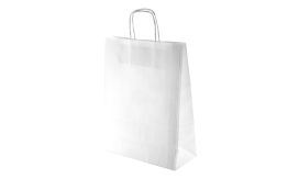 Store, sacosa din hartie, alb
