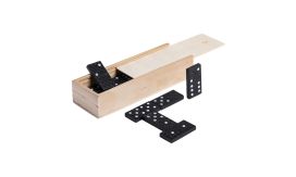 Blamino, domino, negru/natural