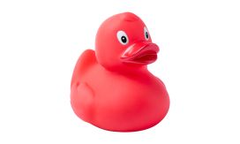 Squack, rățușcă din cauciuc, roșu