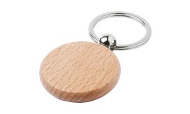 Wokke, breloc rotund, natural
