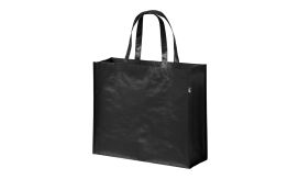 Laster, geantă cumpărături, material reciclat RPET, negru