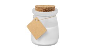 Corscent, lumânare, vanilie, alb