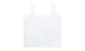 Squber, geantă de cumpărături pliabilă, material reciclat RPET, alb