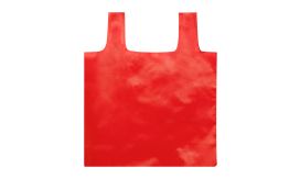 Squber, geantă de cumpărături pliabilă, material reciclat RPET, roșu