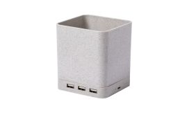 Ampdesk, suport multifunctional pentru pixuri, bej