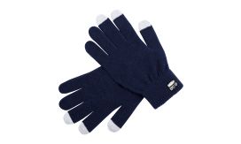 Retap, mănuși touch screen din RPET, albastru închis