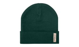 Bloony, șapcă de iarnă din bumbac organic, verde închis