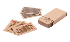 Pacca, cărți de joc din hârtie reciclată, natural