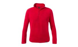 Mecox, jachetă fleece RPET, roșu
