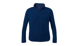 Mecox, jachetă fleece RPET, albastru închis
