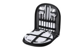 Pikken, set pentru picnic, RPET, gri