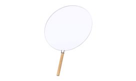 Opira, ventilator de mână, alb