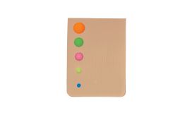 Minok, notiţe cu adeziv, bej