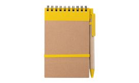 Platanus A6, blocnotes, galben/natural