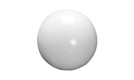 Mindil, minge de plaja (ø40 cm), alb