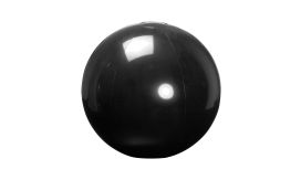 Mindil, minge de plaja (ø40 cm), negru