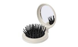 Webrush, oglindă cu perie pentru păr, natural