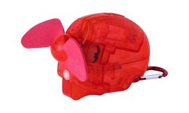 Rapos, ventilator cu pulverizator apă, roșu