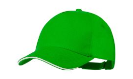 Aaron, șapcă baseball, material reciclat RPET, verde