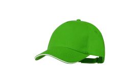 Aaron, șapcă baseball, material reciclat RPET, verde