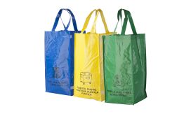 Sortex, saci reciclabile pentru deşeuri, multicolor
