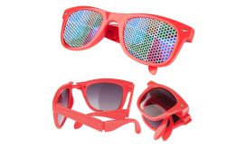 Orimi, ochelari de soare pliabili, roșu