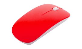 Jovale, mouse optic, roșu/alb