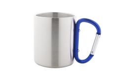 Cadisha, cană din oțel inoxidabil, albastru/argintiu