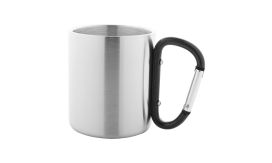 Cadisha, cană din oțel inoxidabil, negru/argintiu