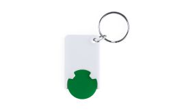 Trolex, breloc cu fisă pentru cumpărături, verde