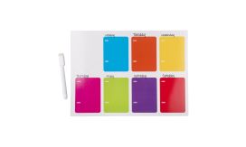 Wefri, noteboard magnetic, multicolor