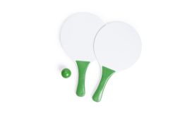 Negril, set tenis de plaja, verde/alb